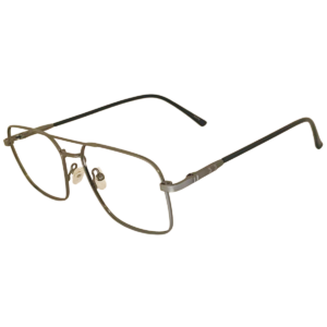 Cliqlens Full Rim Red Square Double Bar Metal Eyeglasses for Men and Women