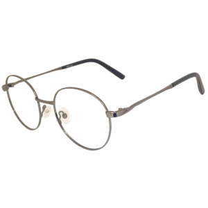 Cliqlens Full Rim Gun metal round metal eyeglasses for men and Women