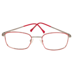 Rectangle Metal Eyeglasses
