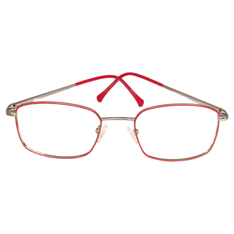 Rectangle Metal Eyeglasses