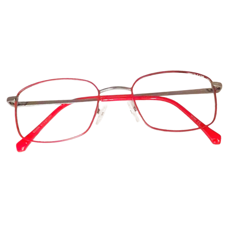 Rectangle Metal Eyeglasses