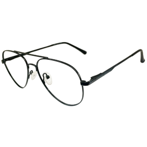 Cliqlens Full Rim Cool Light Orange Aviator Metal Frame Eyeglasses For Men & Women