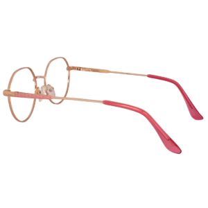 Cliqlens Full Rim rose gold round metal eyeglasses for men and Women