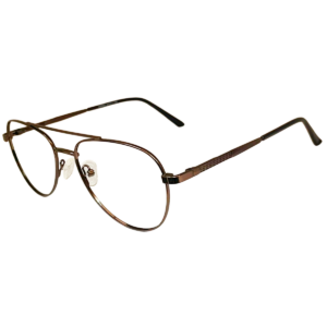Cliqlens Full Rim Cool Copper Brown Aviator Frame Eyeglasses For Man & Woman
