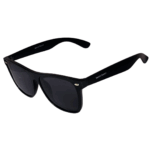 cliqlens kevin bacon square sheet glossy b;ack sunglasses for men and women