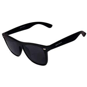 cliqlens kevin bacon square sheet glossy b;ack sunglasses for men and women