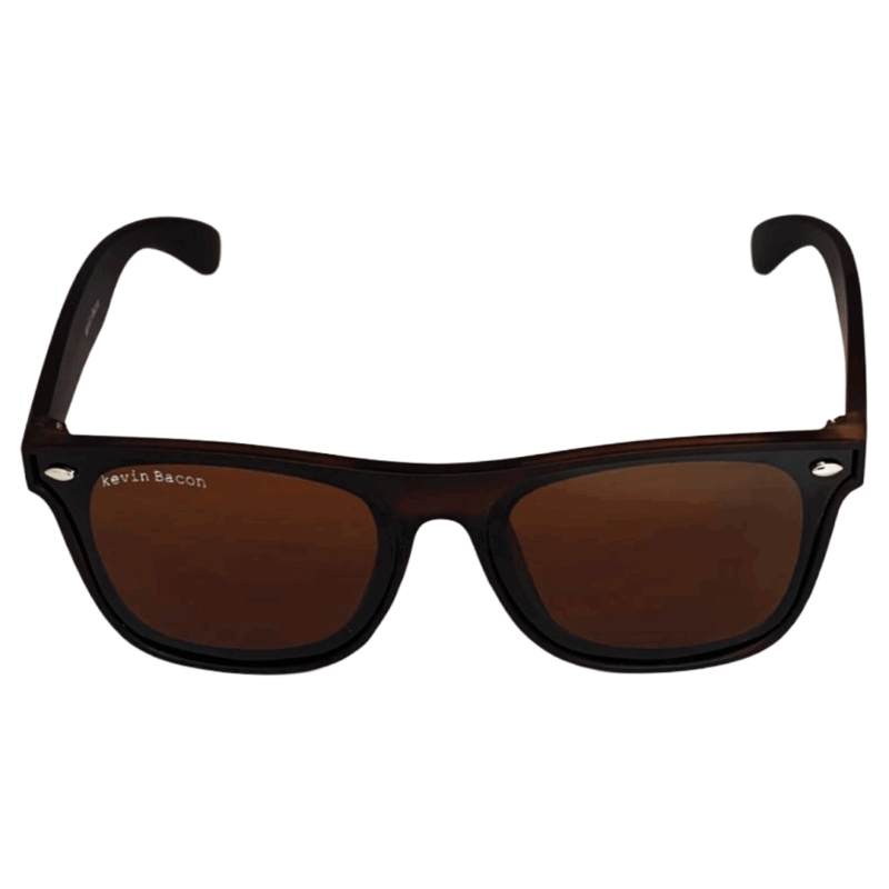 cliqlens kevin bacon squaresheet brown sunglasses for men and women