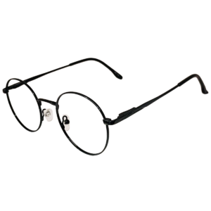 Cliqlens Studio Full Rim Black Round Metal eyeglasses for Men and Women