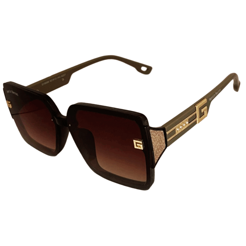 G15099-brown- (2) cliqlens kevin bacon brown square sheet sunglasses