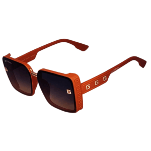 Cliqlens Kevin Bacon Sunglasses for women Orange stylish Square sheet sunglasses with Black tuffen lens