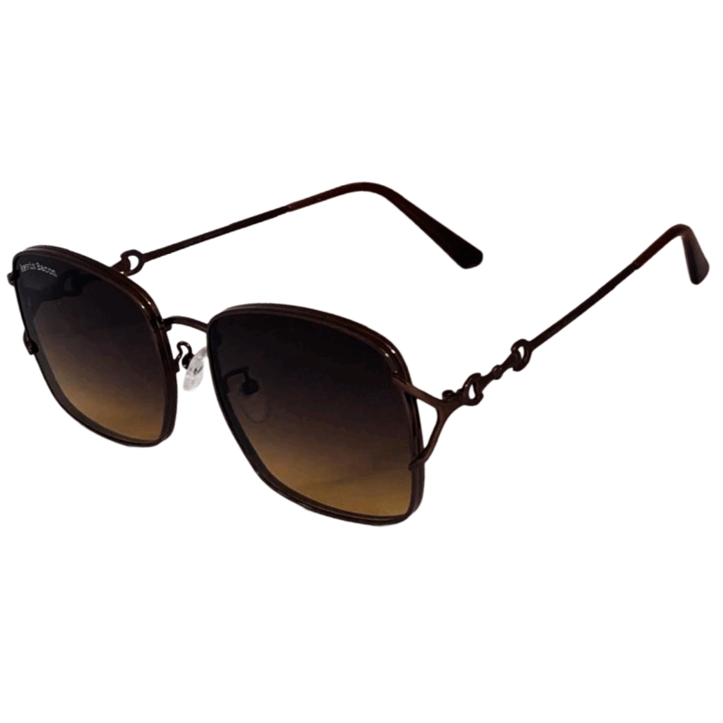 G95-53-copper brown Cliqlens kevin bacon square sheet copper brown sunglasses