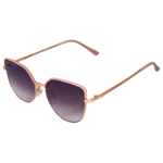Cliqlens kevin bacon cat eye golden pink rim with blacck lens sunglasses for women