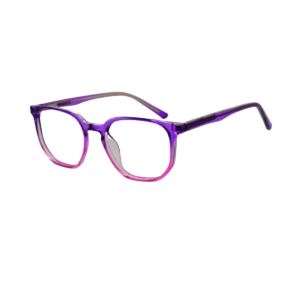 Cliqlens Square Sheet Purple and pink dual Sheet eyeglasses for Kids