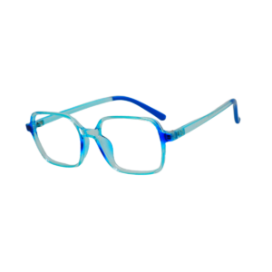 Cliqlens Square Light Blue Sheet eyeglasses for Kids