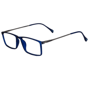 cliqlens blue ocean rectangle blue sheet eyeglasses for men and women