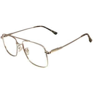 Cliqlens Studio Full Rim Silver Square Metal eyeglasses for Men and Women