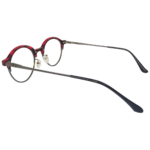 red round eyeglass