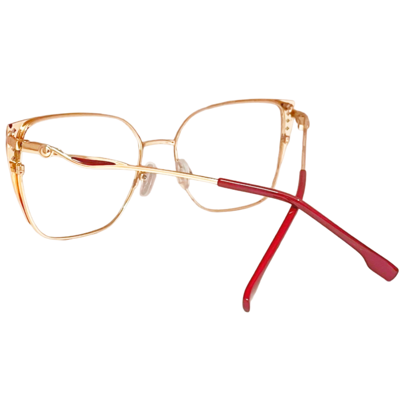 women eyeglasses dual cat eye