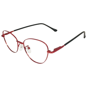 Mehroon cat eye women eyeglasses