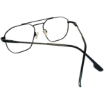 Black brown metal eyeglasses