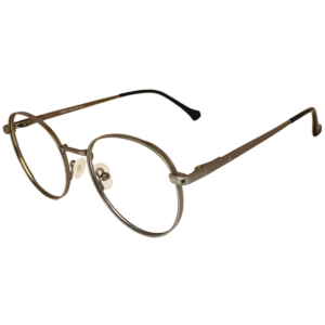 Cliqlens Studio Gun Metal Round Eyeglasses For Men and Women
