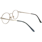 silver metal eyeglasses