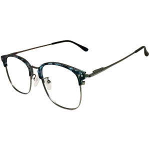 Cliqlens Studio Cool Black, Blue & Gun Metal Cat Eye Metal eyeglasses for Women
