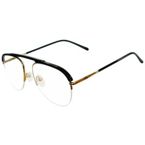Trendy Half Rim Aviator Metal Eyeglasses for Men | JackBerry