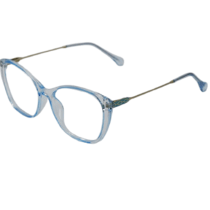 Full Rim Light Blue Cat-eye Sheet Computer Eyeglasses for Women