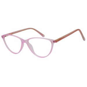 Cliqlens Full Rim Light Pink Cat-eye sheet eyeglasses for Men and Women