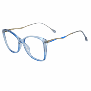 Trendy Light Blue Cat eye Sheet Eyeglasses for Women