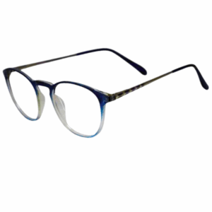 Trendy Navy Blue dual round Sheet Eyeglasses for Men & Women