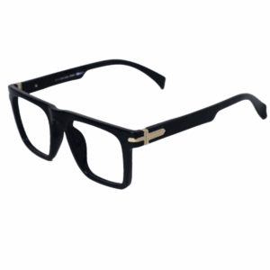 Trendy Black Square Sheet Eyeglasses for Men & Women
