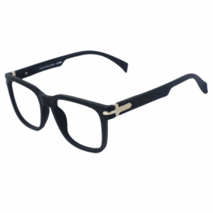 Trendy Black Square Sheet Eyeglasses for Men & Women