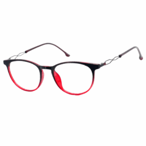 Cliqlens Full Rim Black red dual Round sheet eyeglasses for Men and Women