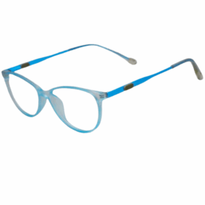 Trendy Light blue Cat eye Sheet Eyeglasses for Women