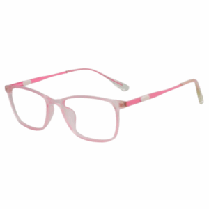 Cliqlens Full Rim Light pink Square Sheet eyeglasses for Men and Women