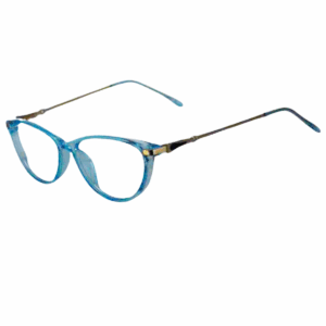 Trendy Light Blue Cat eye Sheet Eyeglasses for Women