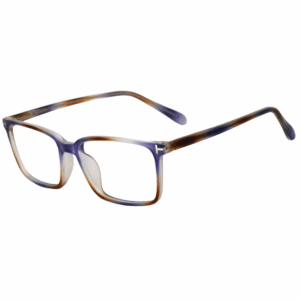 Cliqlens Full Rim Purple Bronze dual Square Sheet Eyeglasses for Men and Women