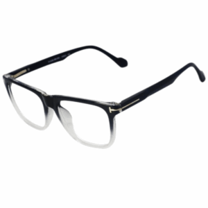 Trendy Black dual Square Sheet Eyeglasses for Men & Women