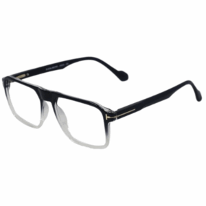Trendy Black dual Square Sheet Eyeglasses for Men & Women