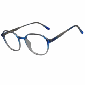 Cliqlens Full Rim Blue dual Round Sheet Eyeglasses for Men and Women