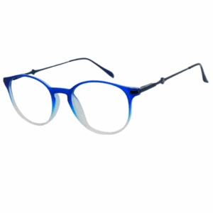 Cliqlens Full Rim Blue Dual Round sheet eyeglasses for Men and Women