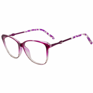 Cliqlens Full Rim Dark Pink dual Cat eye sheet eyeglasses for Women