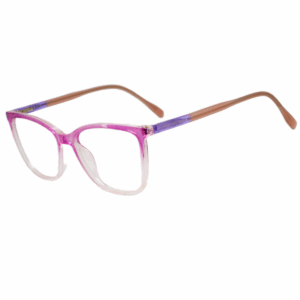 Cliqlens Full Rim Dark Pink dual Cat eye sheet eyeglasses for Women