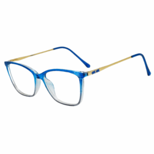 Cliqlens Full Rim Blue dual cat eye eyeglasses for Women