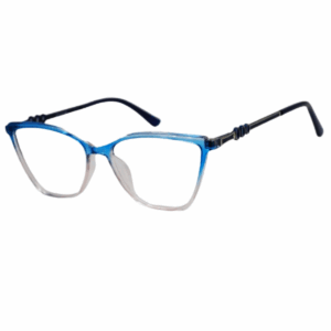 Cliqlens Full Rim Blue dual Cateye sheet eyeglasses for Men and Women
