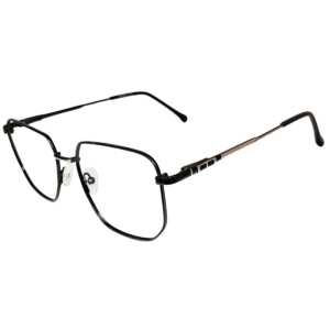 Cliqlens Studio Full Rim Black Square Metal eyeglasses for Men and Women