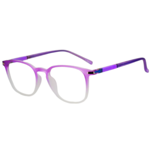 Cliqlens Full Rim Light Purple Wayfarer Sheet Computer eyeglasses for Men and Women