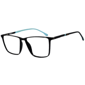 JackBerry Full Rim Black Square Sheet Eyeglasses for Men and Women